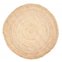Pyöreä matto \'Flätan\' 120cm - Jute
