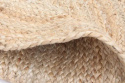 Pyöreä matto \'Flätan\' 120cm - Jute