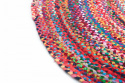 Pyöreä matto \'Flätan\' 160cm - Monivärinen