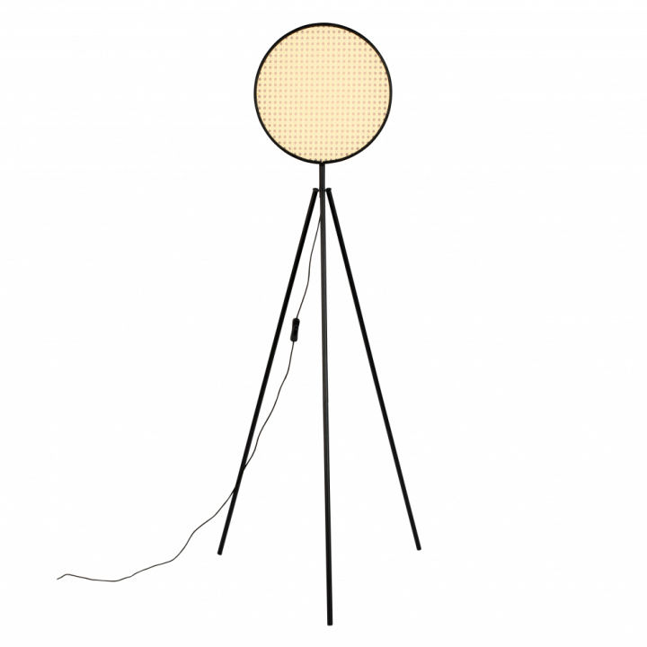 Lattiavalaisin \'Sien\' - Luonnonvärinen/Musta ryhmässä Valaistus / Valaisimet / Lattiavalaisimet @ Reforma (5100102)