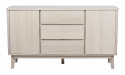 Sivupöytä \'Yumi\' 152x84cm - Valkopigmentoitu Tammi