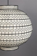 Pyöreä kattovalaisin \'Ming 45\' - Valkoinen