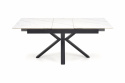 Ruokapöytä \'Platan\' 140-180cm - Valkoinen/musta