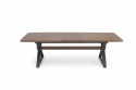 Ruokapöytä \'Baron\' 200-350cm - Luonnonvärinen/musta