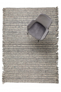 Villamatto \'Frills\' 170x240cm - Harmaa/Sininen