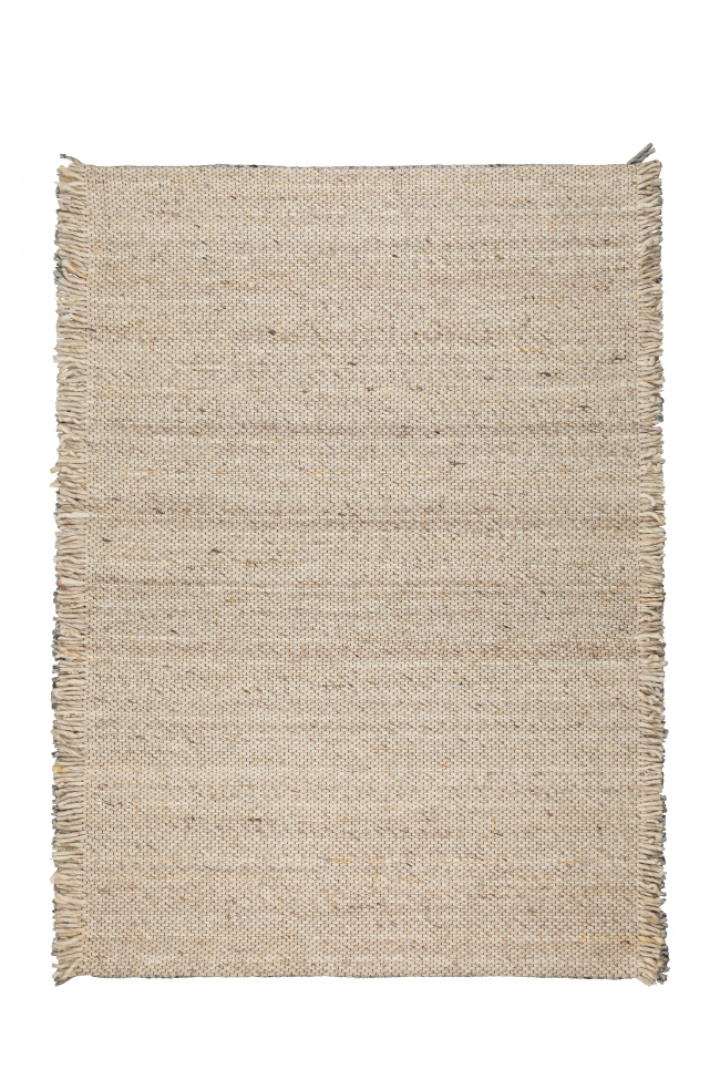 Villamatto \'Frills\' 170x240cm - Beige ryhmässä Sisustus / Matot / Villamatot @ Reforma (6000238)