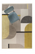 Matto \'Hilton\' 160x230cm - Harmaa/Keltainen