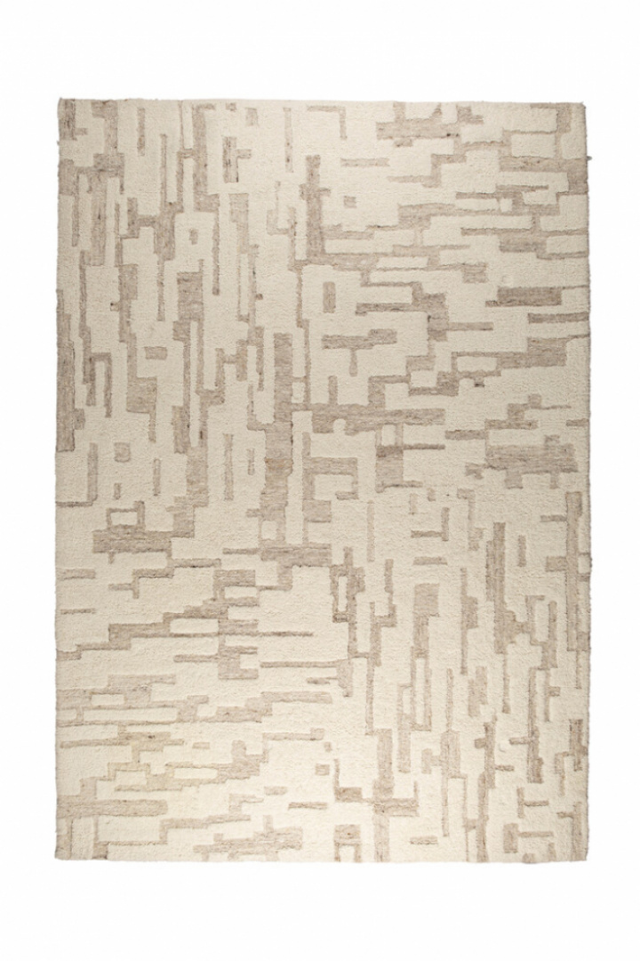Matto \'Hills\' 200x300cm - Beige ryhmässä Sisustus / Matot @ Reforma (6100139)
