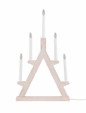 Adventtikynttelikkö \'Tallmo\' - Valkoinen