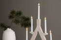 Adventtikynttelikkö \'Tallmo\' - Valkoinen