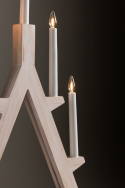 Adventtikynttelikkö \'Tallmo\' - Valkoinen