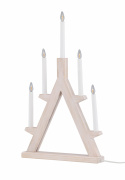 Adventtikynttelikkö \'Tallmo\' - Valkoinen