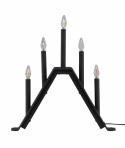 Adventtikynttelikkö \'Norrlund\' - Musta