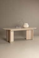 Ruokapöytä \'Tranemo\' Soikea 220x100x75cm - Valkoinen