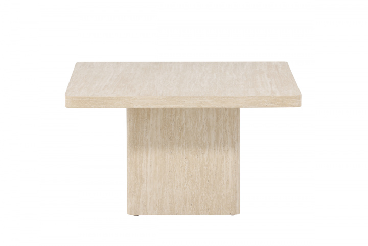 Sohvapöytä \'Qvart\' 80x80cm - Beige ryhmässä Huonekalut / Pöydät / Pöytä @ Reforma (62060-999)