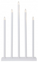 Adventtikynttelikkö \'Holy\' 5 Lamppua - Valkoinen