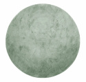 Pyöreä matto \'Aranga Super Soft Fur\' 80cm - Vihreä