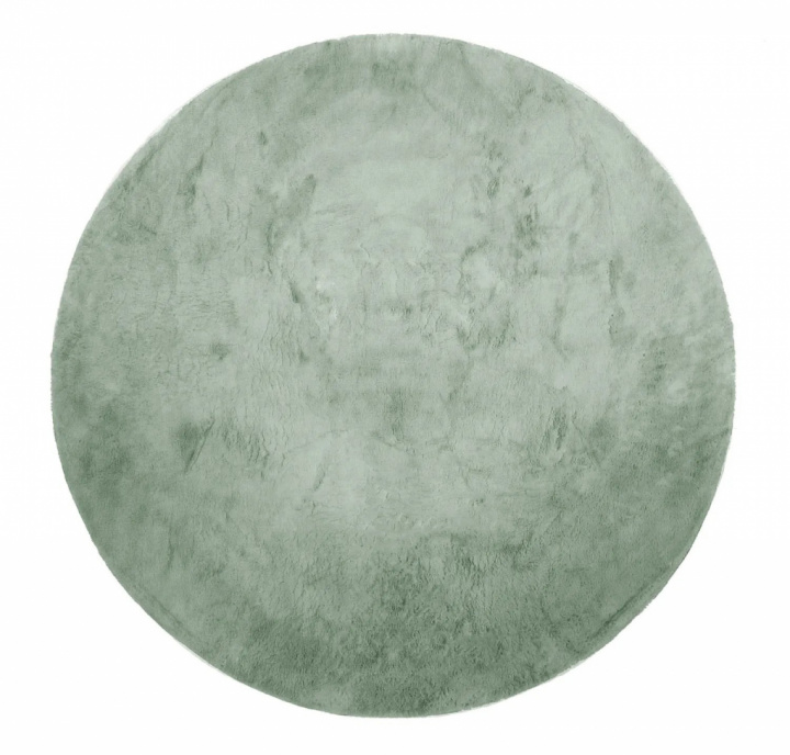 Pyöreä matto \'Aranga Super Soft Fur\' 80cm - Vihreä ryhmässä Sisustus / Matot / Matot @ Reforma (6902440782437)