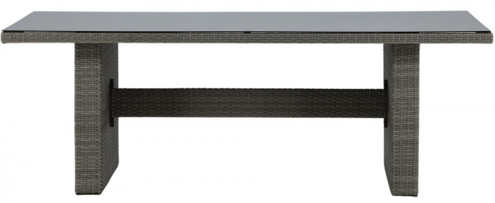 Ruokapöytä \'Pudas\' 200x100 cm - Harmaa ryhmässä Huonekalut / Ulkokalusteet / Puutarhapöydät @ Reforma (7231-004)