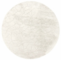 Pyöreä matto \'Cora\' 120cm - Valkoinen