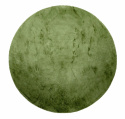 Pyöreä matto \'Aranga Super Soft\' 120cm - Oliivi