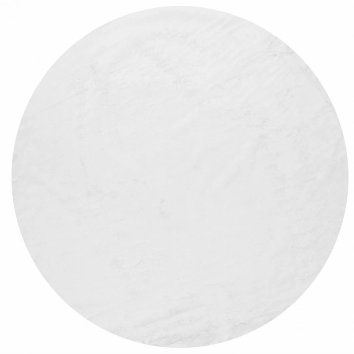 Pyöreä matto \'Aranga Super Soft\' 160cm - Valkoinen ryhmässä Sisustus / Matot / Matot @ Reforma (7350118817300)