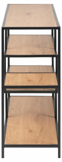 Kirjahylly \'Seaford\' 114x78cm - Luonnonvärinen/Musta
