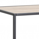 Kirjahylly \'Seaford\' 114x78cm - Hiekka/Musta