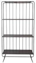 Kirjahylly \'Industrial\' 1 - Harmaa