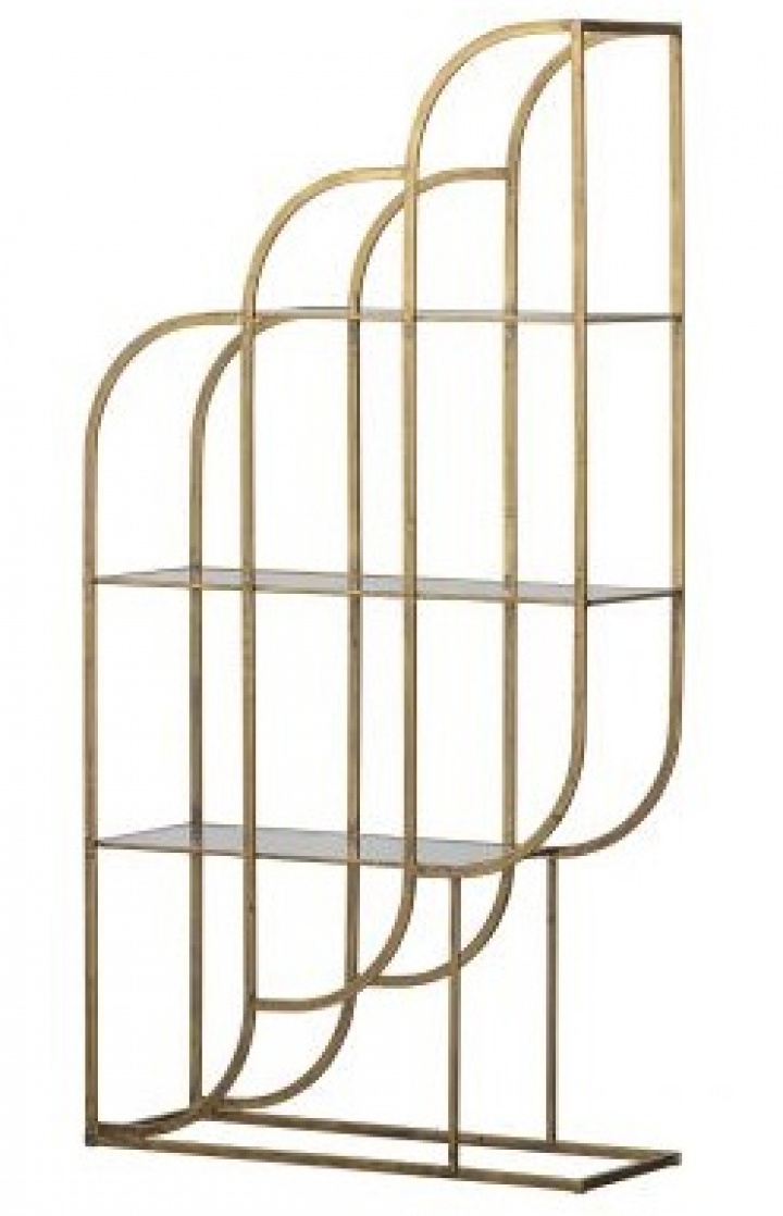 Seinähylly \'Intense\' 96cm - Messinki ryhmässä Huonekalut / Hyllyt & säilytys / Seinähyllyt @ Reforma (800389-B)