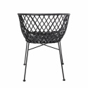 Lounge-tuoli \'Kama\' - Musta/Rottinki