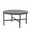 Pöytä \'Estelle\' 76cm Pyöreä - Harmaa/Marmori