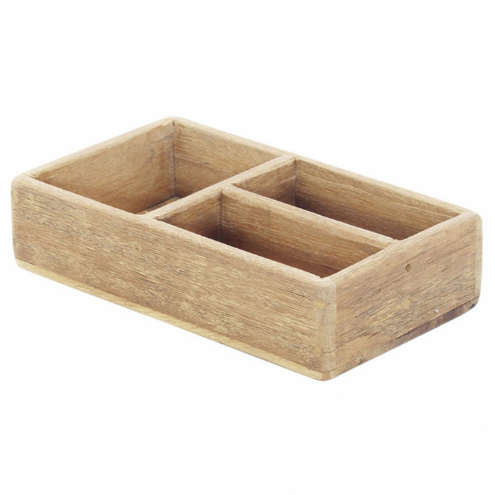 Vintage Puulaatikko \'3 Trays\' - Puu ryhmässä Huonekalut / Hyllyt & säilytys / Pienet säilytysratkaisut @ Reforma (861008)
