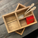 Vintage Puulaatikko \'3 Trays\' - Puu