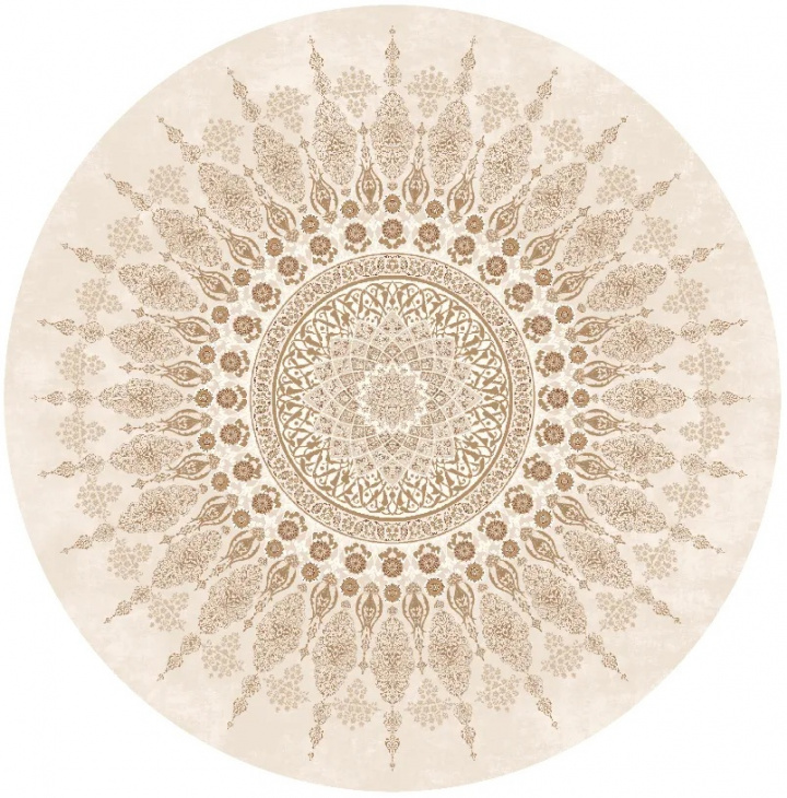 Pyöreä matto \'Sandrigo\' 180cm - Beige ryhmässä Sisustus / Matot / Kudotut matot @ Reforma (8683151102001)