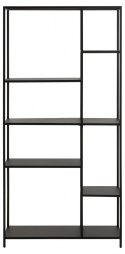 Kirjahylly \'Newcastle\' 165cm - Musta