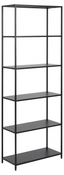 Kirjahylly \'Newcastle\' 185cm - Musta