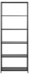 Kirjahylly \'Newcastle\' 185cm - Musta