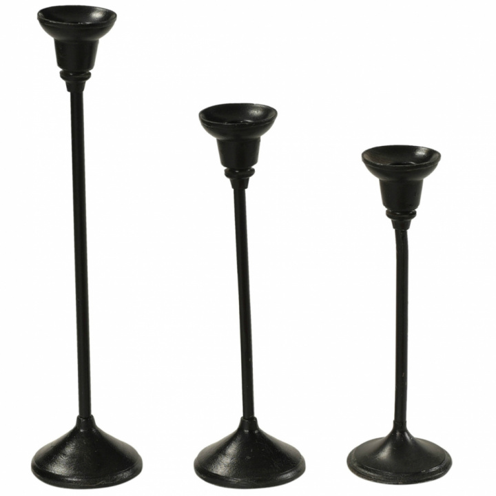 3-pack Kynttilänjalat \'Tres\' - Vintage/Rauta ryhmässä Sisustus / Koristeet / Kynttilänjalat & Lyhdyt @ Reforma (941067)