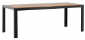Ruokapöytä \'Birka\' 205x90 cm - Musta