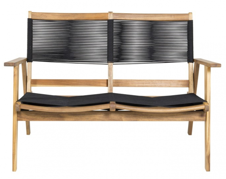 Puutarhatuoli \'Per\' - Musta/Luonto ryhmässä Huonekalut / Ulkokalusteet / Ulkosohvat @ Reforma (9610-076)