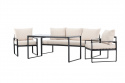 Lounge-setti \'Vico\' - Musta