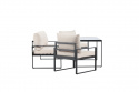 Lounge-setti \'Vico\' - Musta