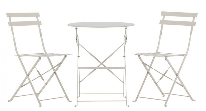 Kahvilasetti \'Nerja\' - Beige ryhmässä Huonekalut / Ulkokalusteet / Ulkoryhmät @ Reforma (9790-222)