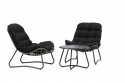Lounge-setti \'Siro\' - Musta