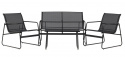 Lounge-setti \'Ravena\' - Musta