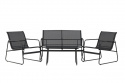 Lounge-setti \'Ravena\' - Musta