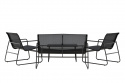 Lounge-setti \'Ravena\' - Musta