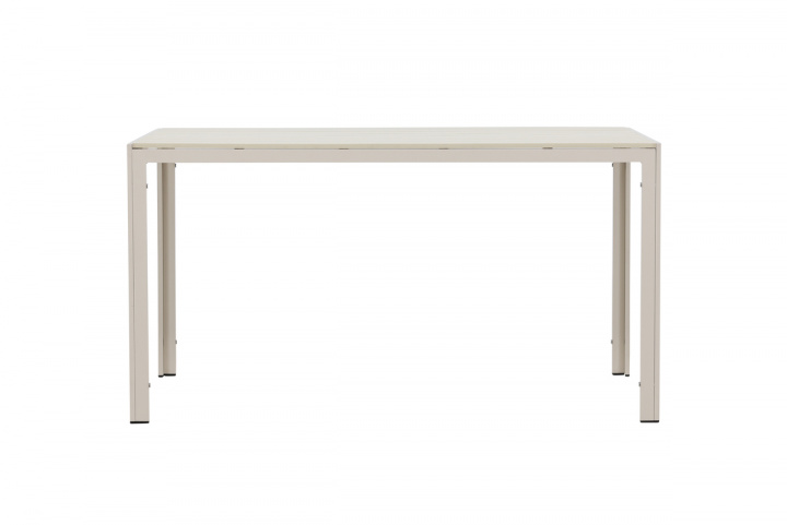 Ruokapöytä \'Mirko\' 140x74cm - Beige ryhmässä Huonekalut / Ulkokalusteet / Puutarhapöydät @ Reforma (9809-222)