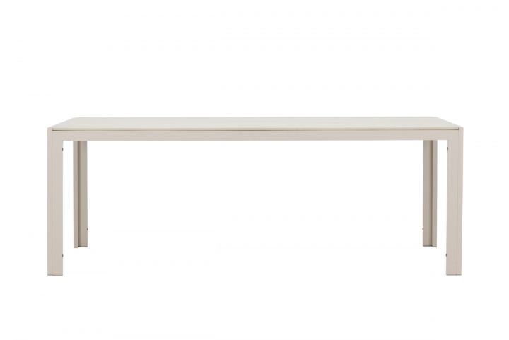 Ruokapöytä \'Mirko\' 205x74cm - Beige ryhmässä Huonekalut / Ulkokalusteet / Puutarhapöydät @ Reforma (9810-222)